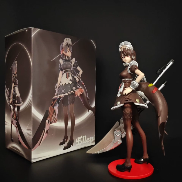 In Stock Zenless Ellen Joe Action Figure Shark Maid Cute Anime Model Collectible Statue Desktop Decor Gift For Anime Game Fans ﻿
