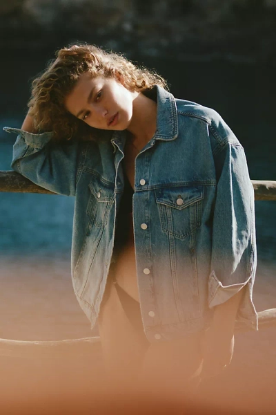 Pilcro Weston Denim Boyfriend Jacket