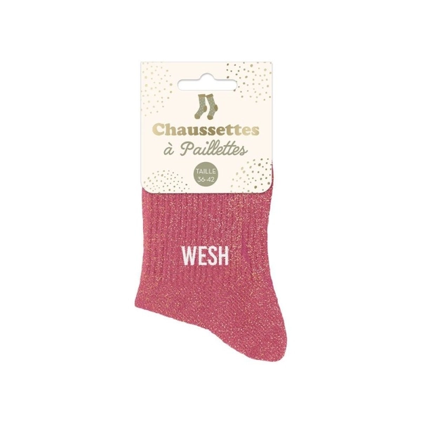 Chaussettes "WESH"