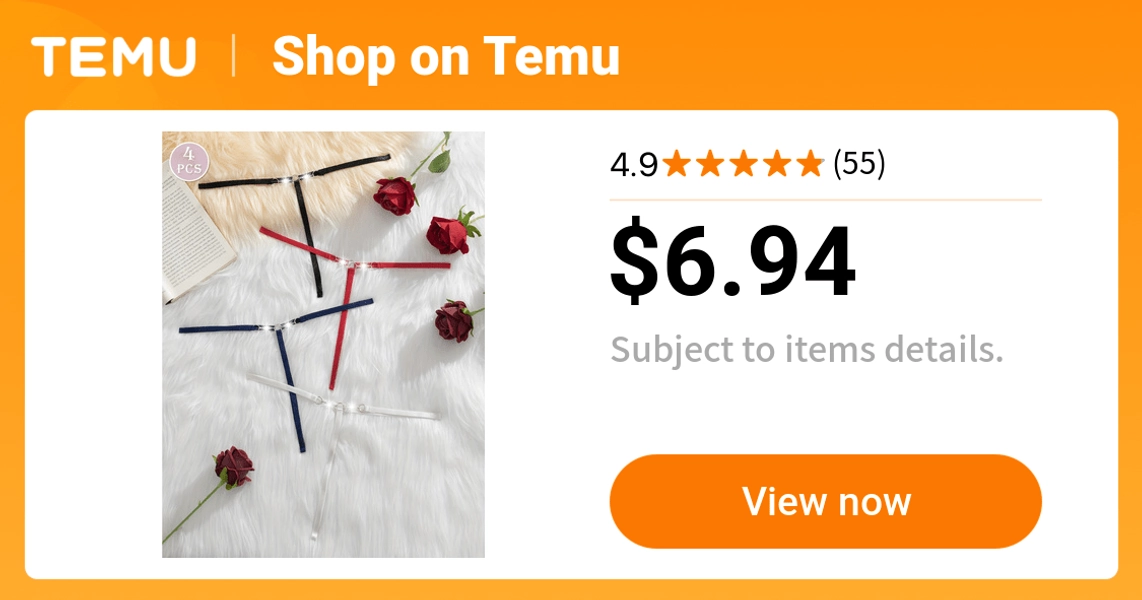 4pcs womens   low     underwear t pants t shaped - Temu