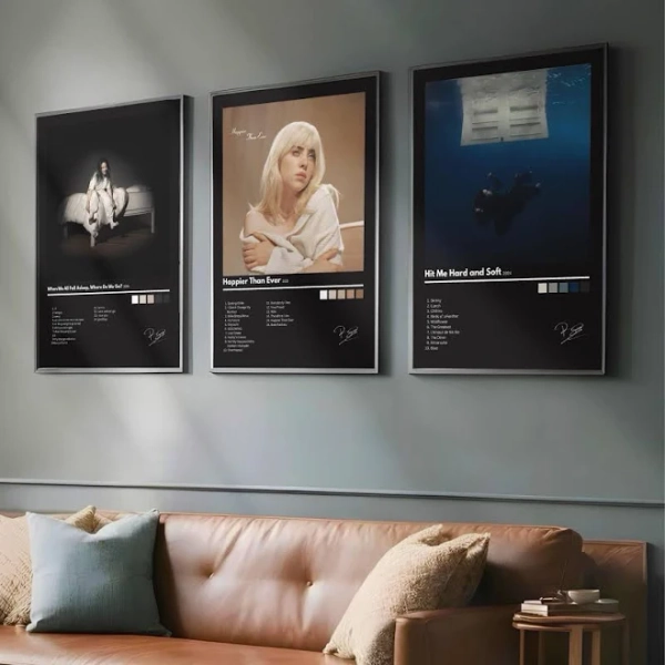 Billie Eilish Album Art Poster: (Digital Download)