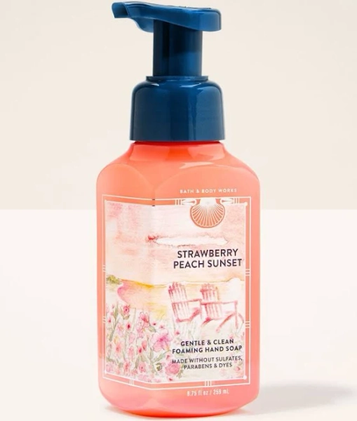 Bath & Body Works Strawberry Peach Sunset Gentle & Clean Foaming Hand Soap