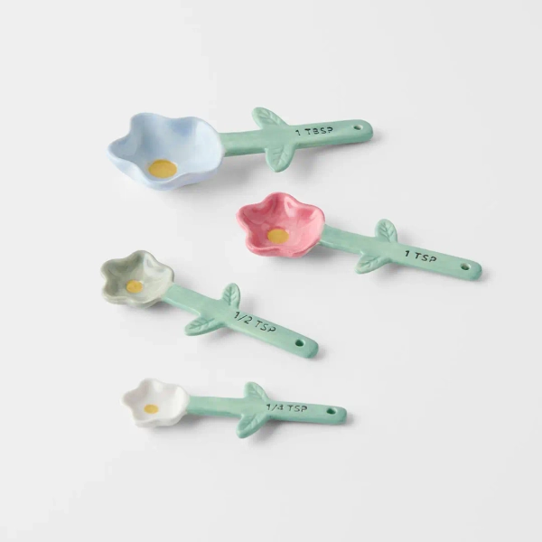 Solaire Ceramic Measuring Spoons Set Of 4