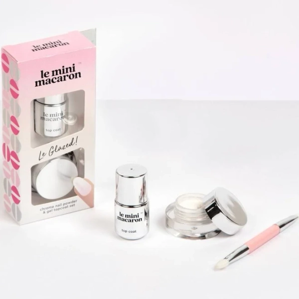 Le Mini Macaron Le Glazed! Chrome Nail Powder Set