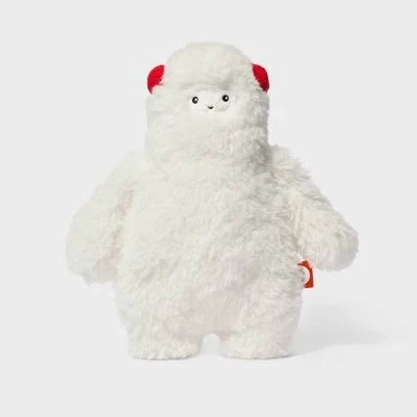 gigglescape 14'' Yeti Standing with Ear Muffs Stuffed Animal