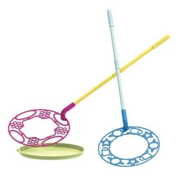 Sun Squad Giant Bubble Wands 2 Pack with 8 fl oz Play Sprinkler