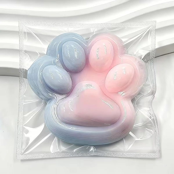 tabi gradient dual-  paw squeeze toy, blue and pink dual-  claw squeeze toy - soft bouncy slow rebound decompression squeeze fun, soft bouncy tactile comfortable - desktop   ornament, christmas holiday gift, party souvenir | Check Out Today's Deals Now | Temu