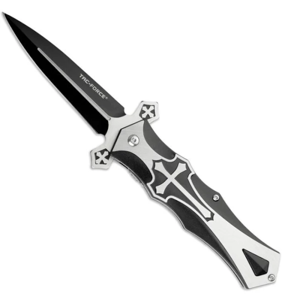 Dark Cross Pocket Knife