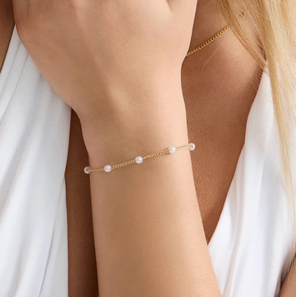 18K Gold Waterproof Lover Girl Bracelet