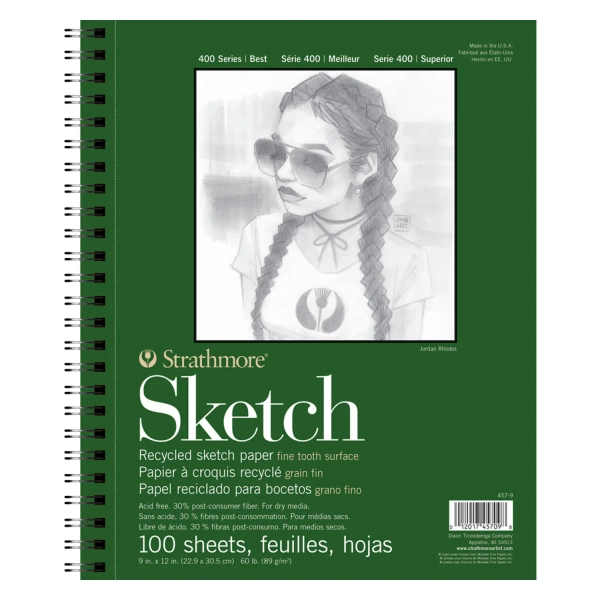 400 Series Recycled Sketch Paper