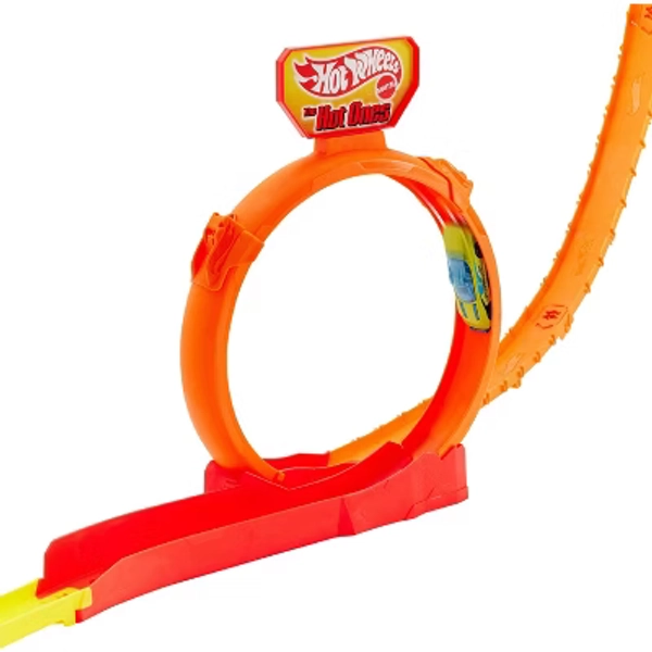 Hot Wheels Action Hot Ones Gravity Drop Toy Vehicle Track - 20pk