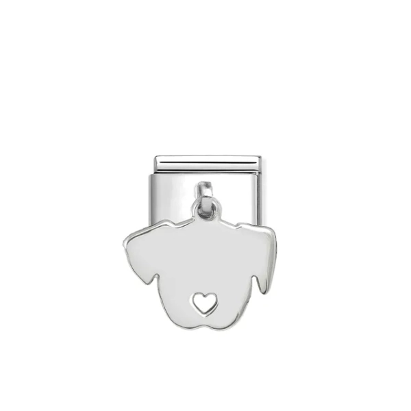 Composable Classic Link, Dog Engraving Pendant