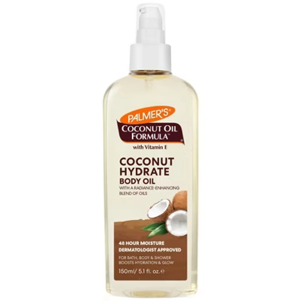 Palmers Coconut Oil Body Oil - 5.1oz: Moisturizing, Deep Hydration, Softening, Sensitive & Dry Skin