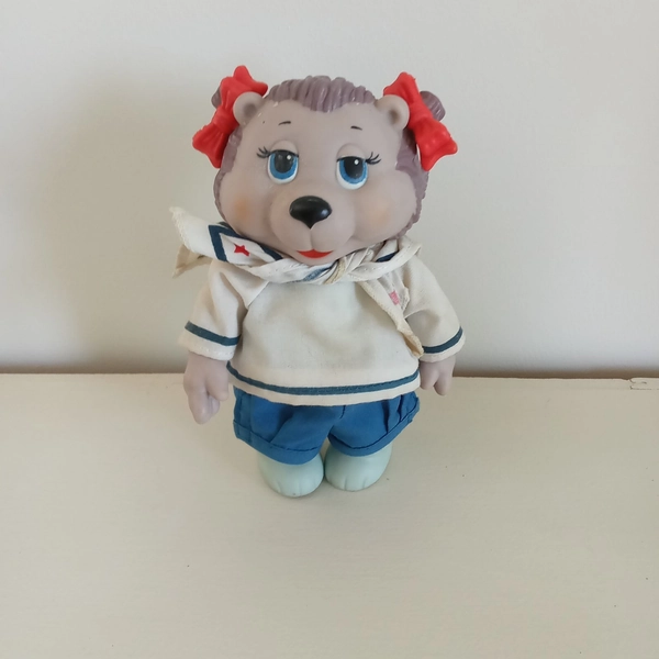 Get Along Gang 1980s Vintage Portia Porcupine toy 1984 Tomy collectable Rare 5in