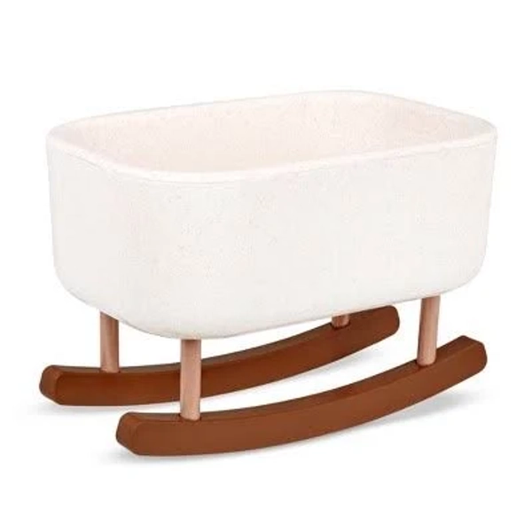 LullaBaby Doll Bassinet Rocking Cradle Accessory