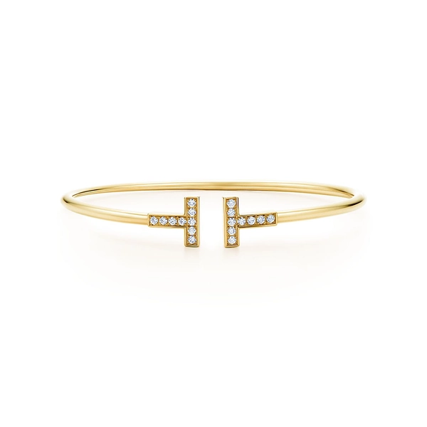 Tiffany T Diamond Wire Bracelet
