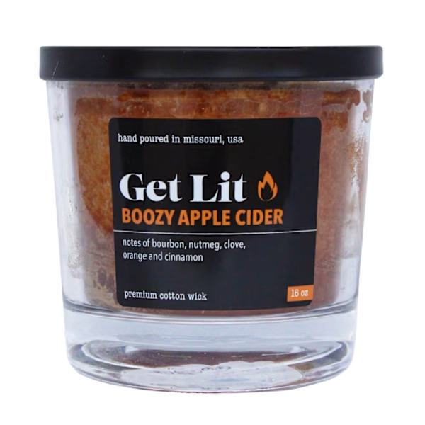 Get Lit Boozy Apple Cider Candle
