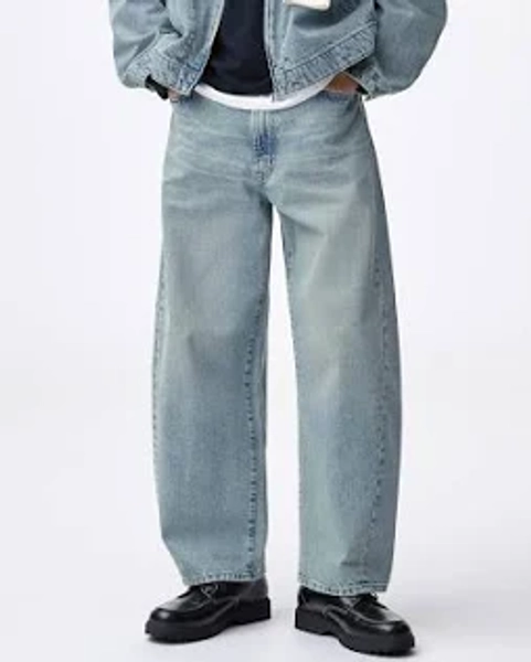 Men's Barrel Leg Jeans