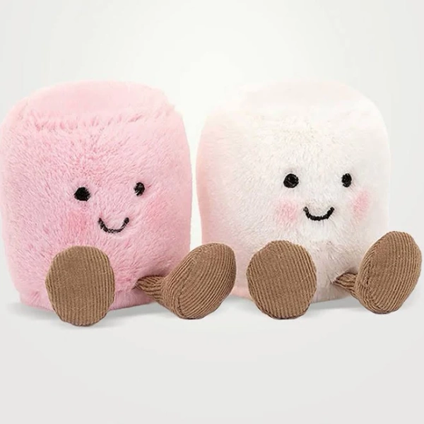 Jellycat Amuseable Pink and White Marshmallows
