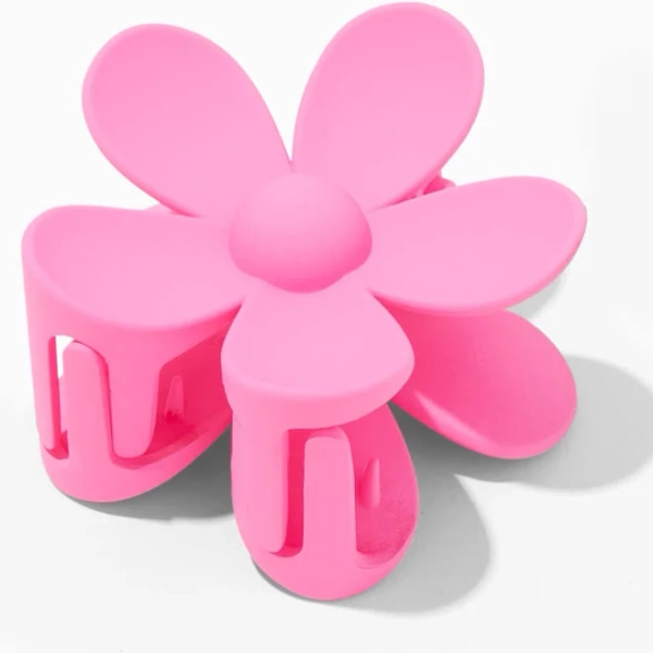 Claire's Matte Flower Hair Claw