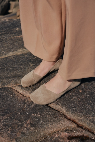  US$ 83.40 | PEONY barefoot ballet flats Beige Suede OUTLET