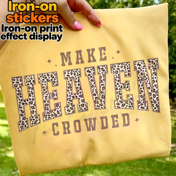 Christian Leopard Print Sublimation • Sky-Themed Designs • Faith Quote Designs • Vintage Religious Shirts • Inspirational Bible Verse Iron-On Transfers • Clothing Decoration • Suitable for T-Shirts And Fabric Clothing Decoration