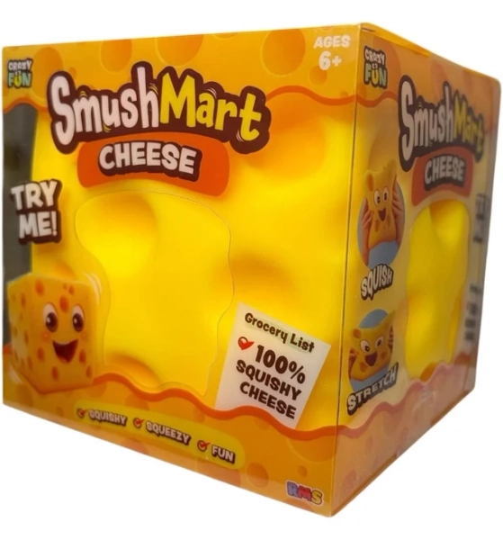 5 Jumbo Cheese Squishy Viral Squishy Cheese Soft Sensory Stress Relief Toys for Teens & Adults