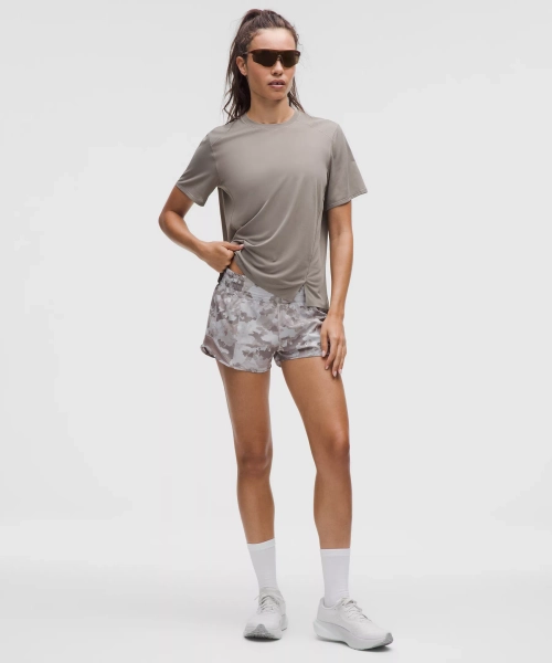 Hotty Hot High-Rise Lined Short 2.5" - Thawed Camo Warm Ash Grey Multi/Zen - 6