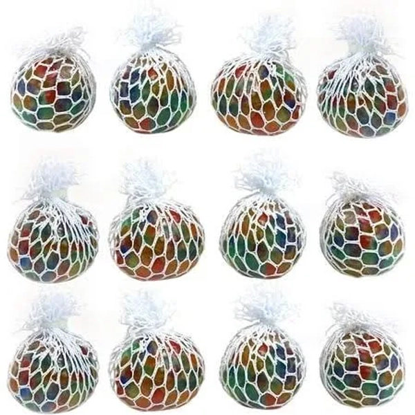 Big Mo's Toys Mesh Balls Squishy 12 Pack