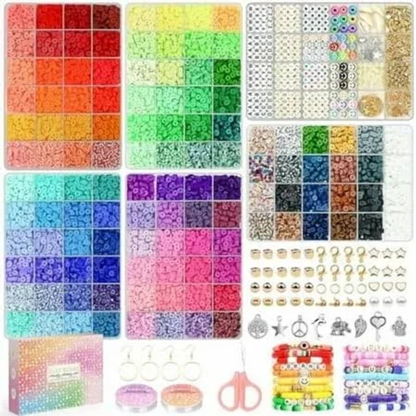 Heishi Beads Bracelet Making Kit