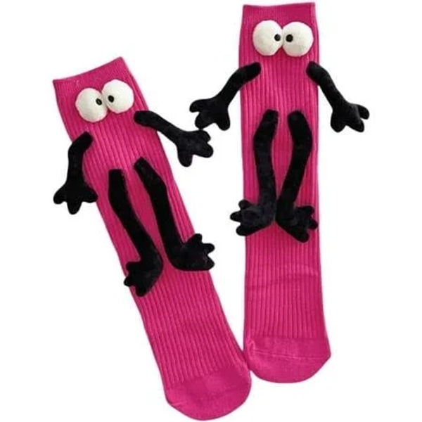 Cute Crazy Silly Magnetic Tube Cotton Socks
