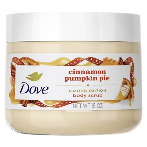 Dove Beauty Limited Edition Fall Holiday Treat Body Scrub - Cinnamon Pumpkin Pie - 15oz