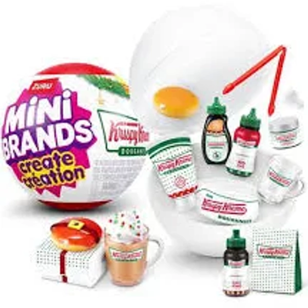 ZURU Bubble Wow Mini Brands Create Krispy Kreme Holiday Capsule Series