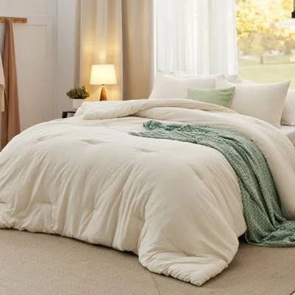 Bedsure® GentleSoft Prewashed Cotton Comforter Set