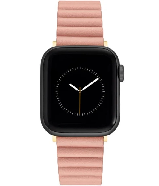 Nine West Women's Faux Leather Band for Apple Watch
