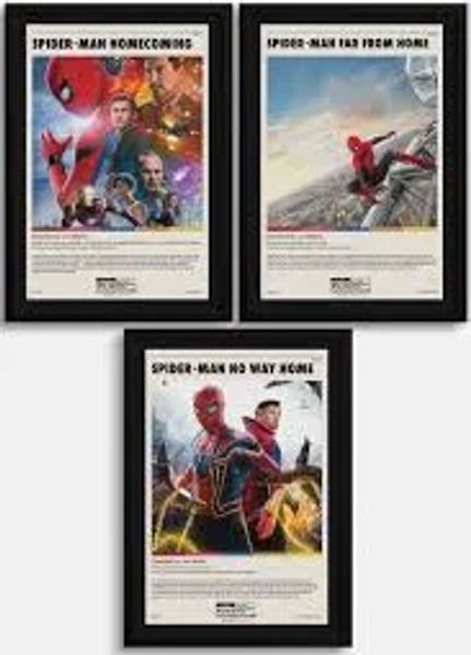 Spider-Man Marvel MCU Movie Room Digital Poster Pack