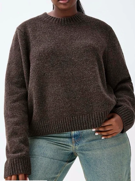 Oversized boxy sweater