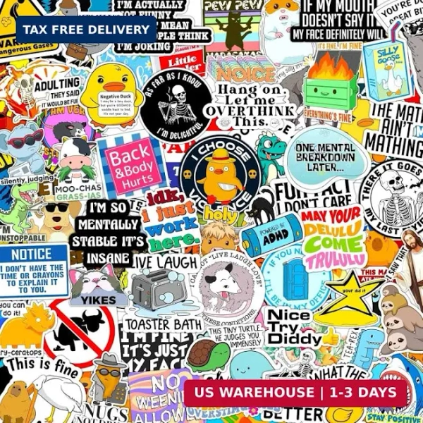 300 Pcs Funny Gift Stickers