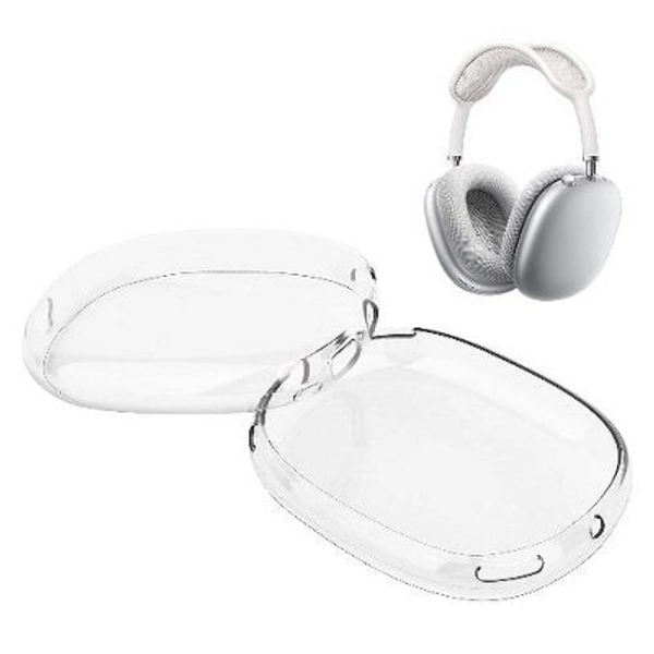 SAHARA - Hybrid Flex Case for Apple AirPods Max - Transparent Clear