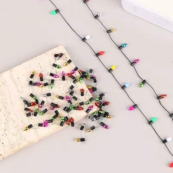 1:12 1 String Of Fake Lights Christmas Good Decoration Dollhouse Miniature Mini Furniture Accessories String Lights - AliExpress 26