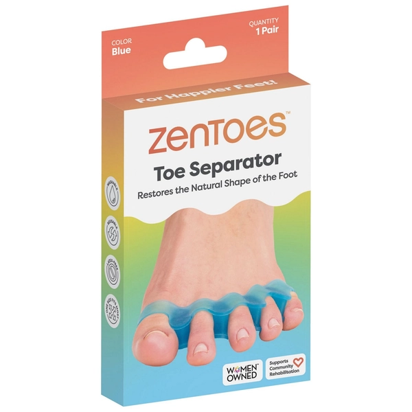 Zentoes Toe Separators for Correct Toe Alignment, 2 CT