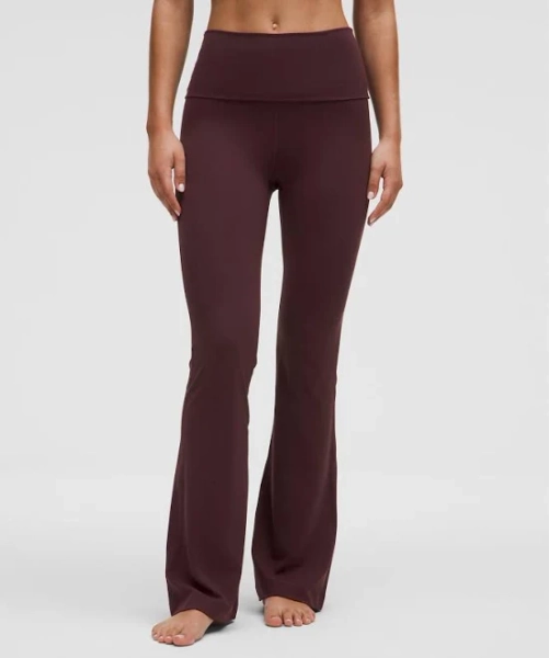 Lululemon Women's Groove Nulu Foldover-Waist Flared Pants