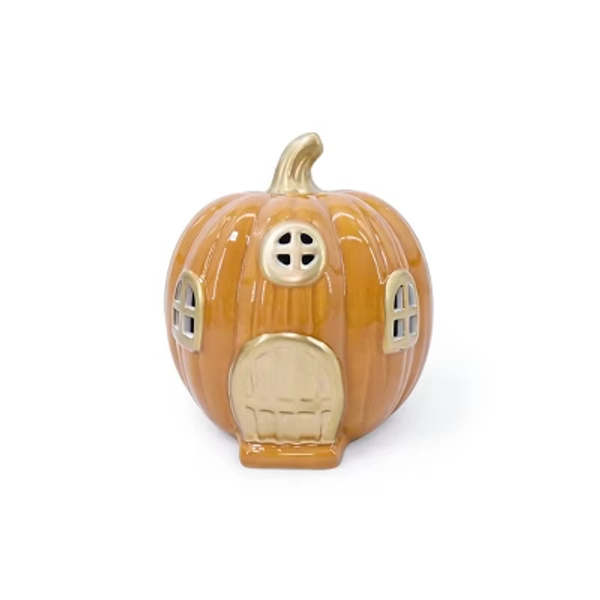 Fall LED Houses Pumpkin - Bullseye's Playground™