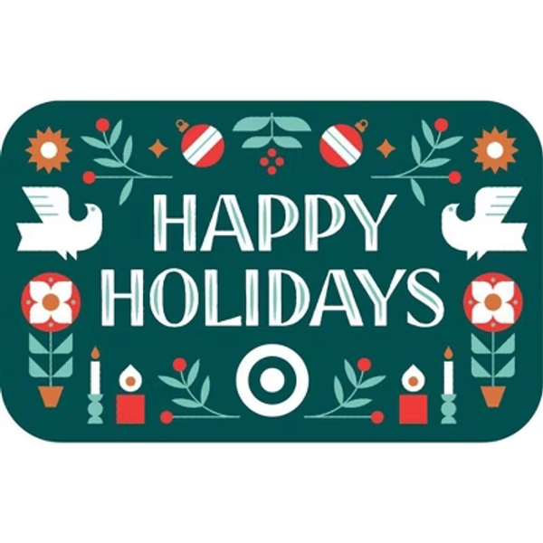 $50 Folksy Happy Holidays Target GiftCard