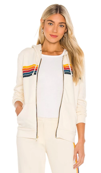 Aviator Nation 5 Stripe Hoodie