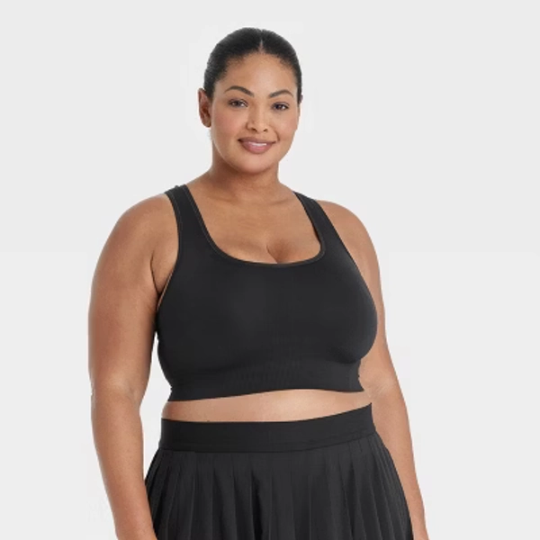 Women's Seamless Medium Support Racerback Sports Bra - All In Motion™
