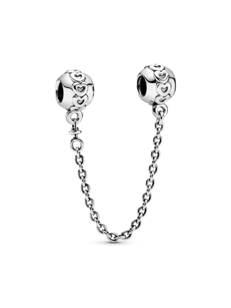 Band of Hearts Safety Chain Charm