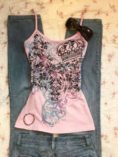 INAWLY Digital Print Women Tank Top - Size XS