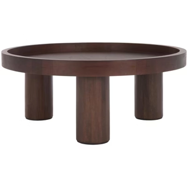 Meek 3 Leg Round Coffee Table - Safavieh
