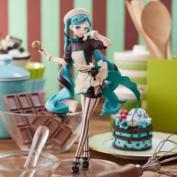 Hatsune Miku Chocolate Pastry Chef 21cm Figure - Luminasta Series Collectible